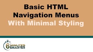 Basic HTML Navigation Menus