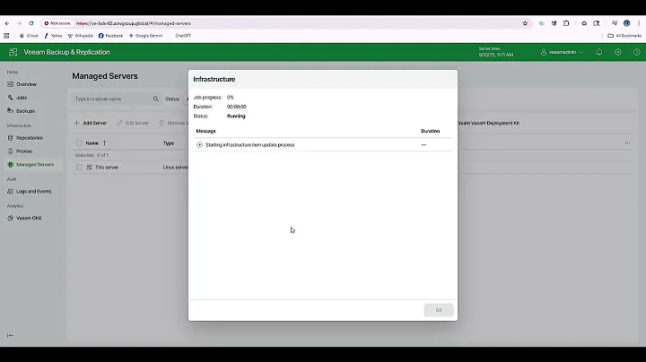 Veeam Backup and Replication 13 Virtual Appliance - Add vCenter