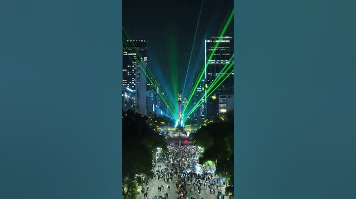 Así se vivió el fin de año 2024 en el ángel de la independencia  #polymarchs