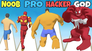 Upgrade Run 3D - NOOB vs PRO vs HACKER vs GOD