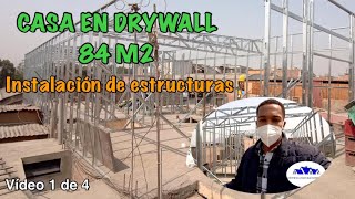 CONSTRUCCIÓN EN ???????  DE 80 METROS CUADRADOS EN PROCESO ‍️ DRYWALL A TODO COSTO