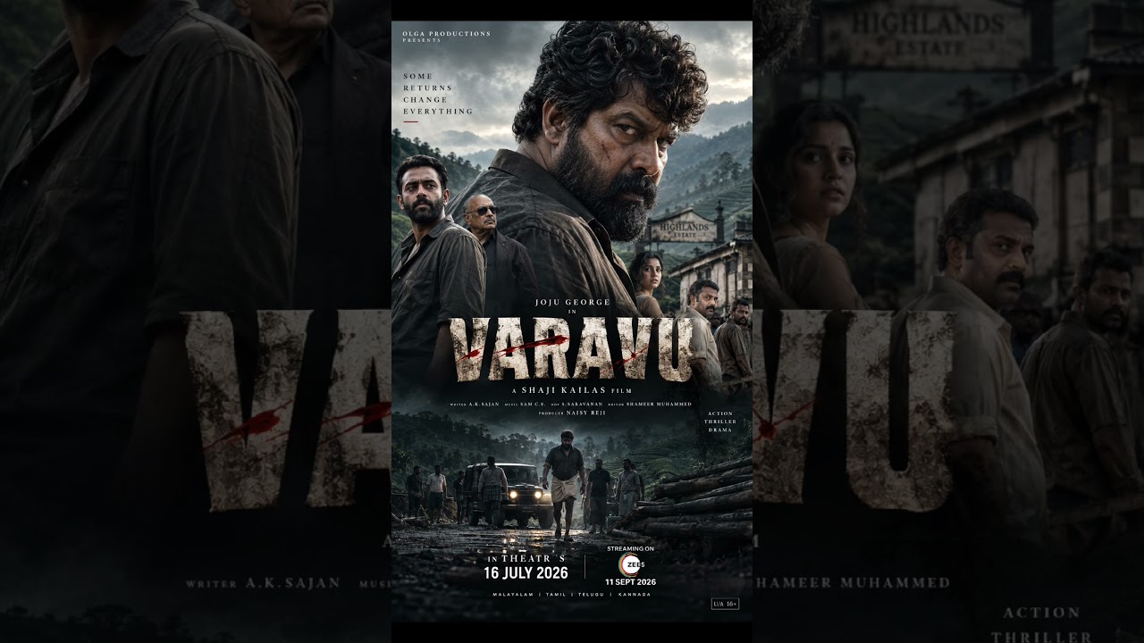Varavu (2026) | Joju George Malayalam Movie Now on ZEE5
