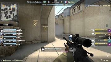 CS:GO de_dust2  f0rest (27/10) vs Epsilon @ DreamHack Summer 2014 (June 14, 2014)