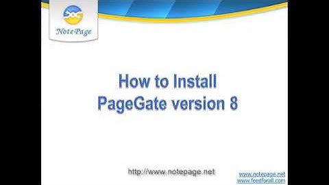 Install PageGate version 8 Text Messaging Software