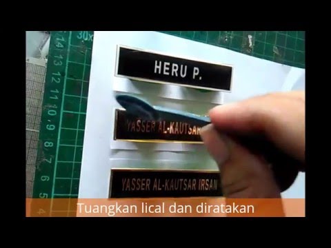 How to make a name tag with resin lycal