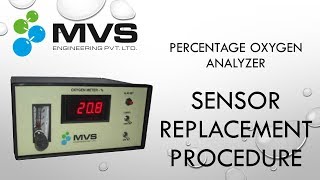Percentage Oxygen Analyzer Sensor Replacement Procedure