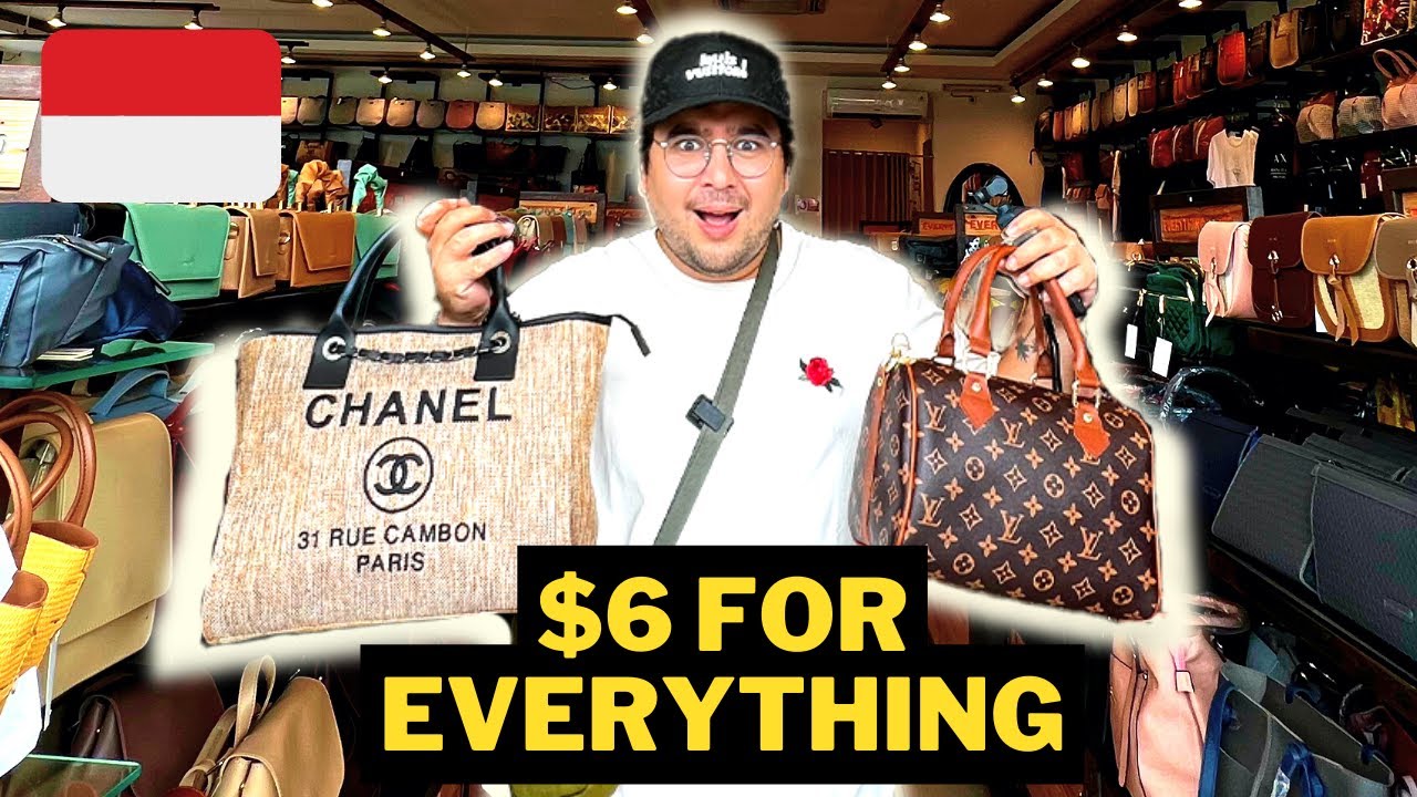 $6 for Luxury Handbags in Bali, Indonesia 🇮🇩 - YouTube