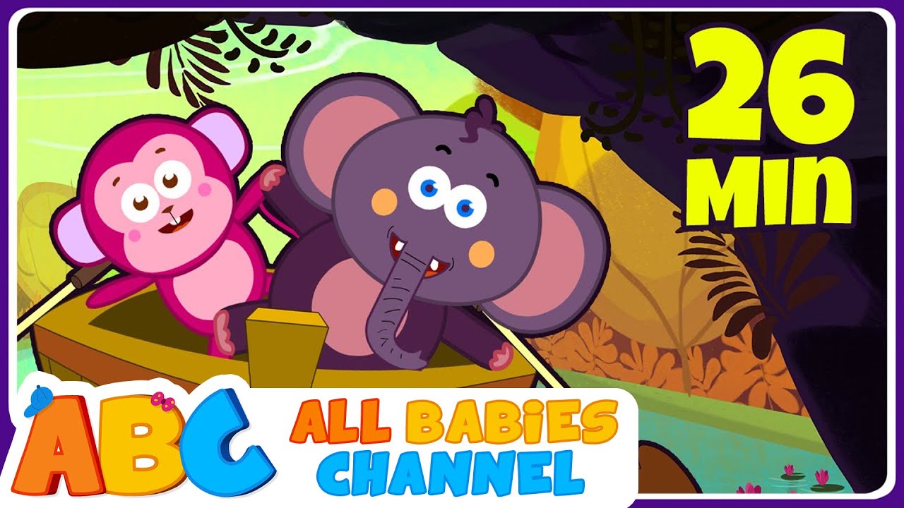 Row Row Row Your Boat | Nursery Rhymes and Kids Songs | Songs for Children | All Babies Channel
