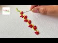 New hand embroidery designs - tulip stitch embroidery design /embroidery for beginners
