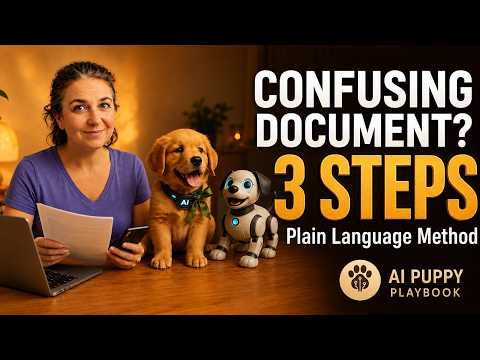 The Plain Language Method: 3 AI Steps for Any Document You Can't Understand