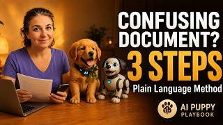 The Plain Language Method: 3 AI Steps for Any Document You Can't Understand