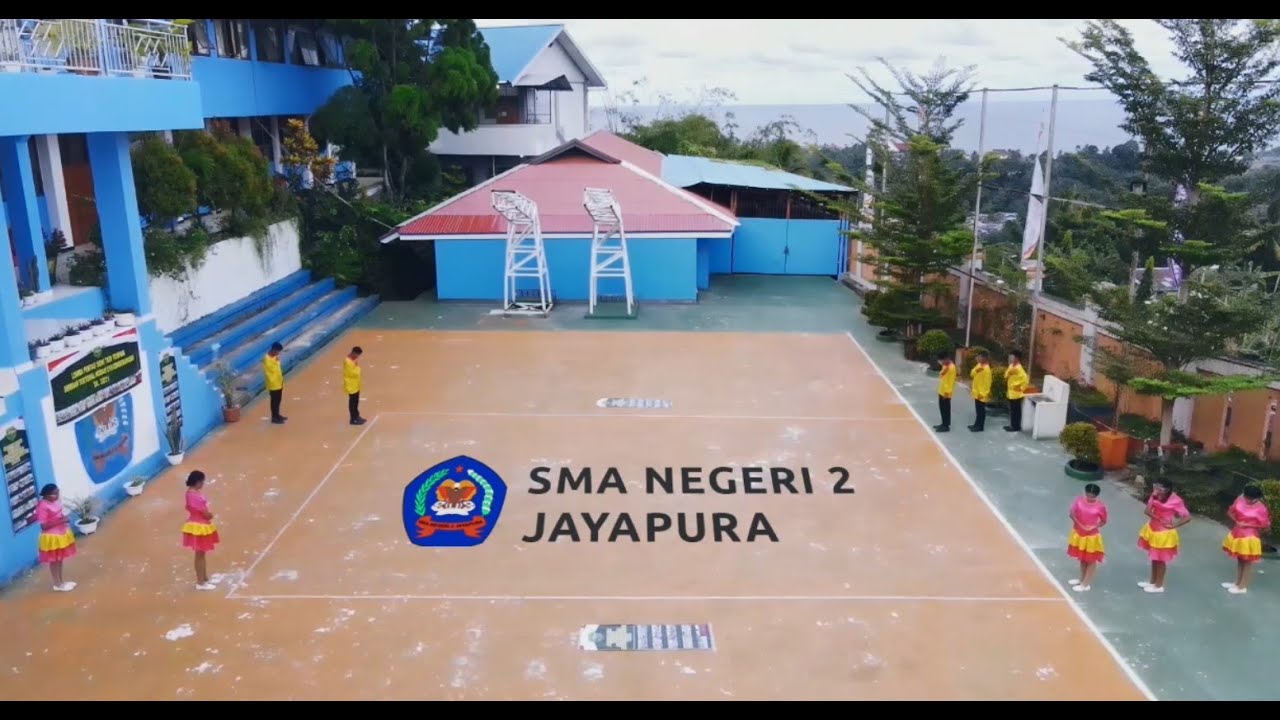 Yospan Siswa SMAN 2 Jayapura