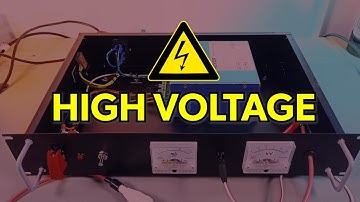 DIY: How To Build an Adjustable 30 kV High Voltage Power Supply!