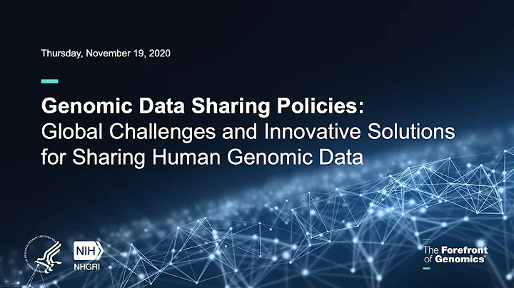 Genomic Data Sharing Policies Webinar (Introduction)