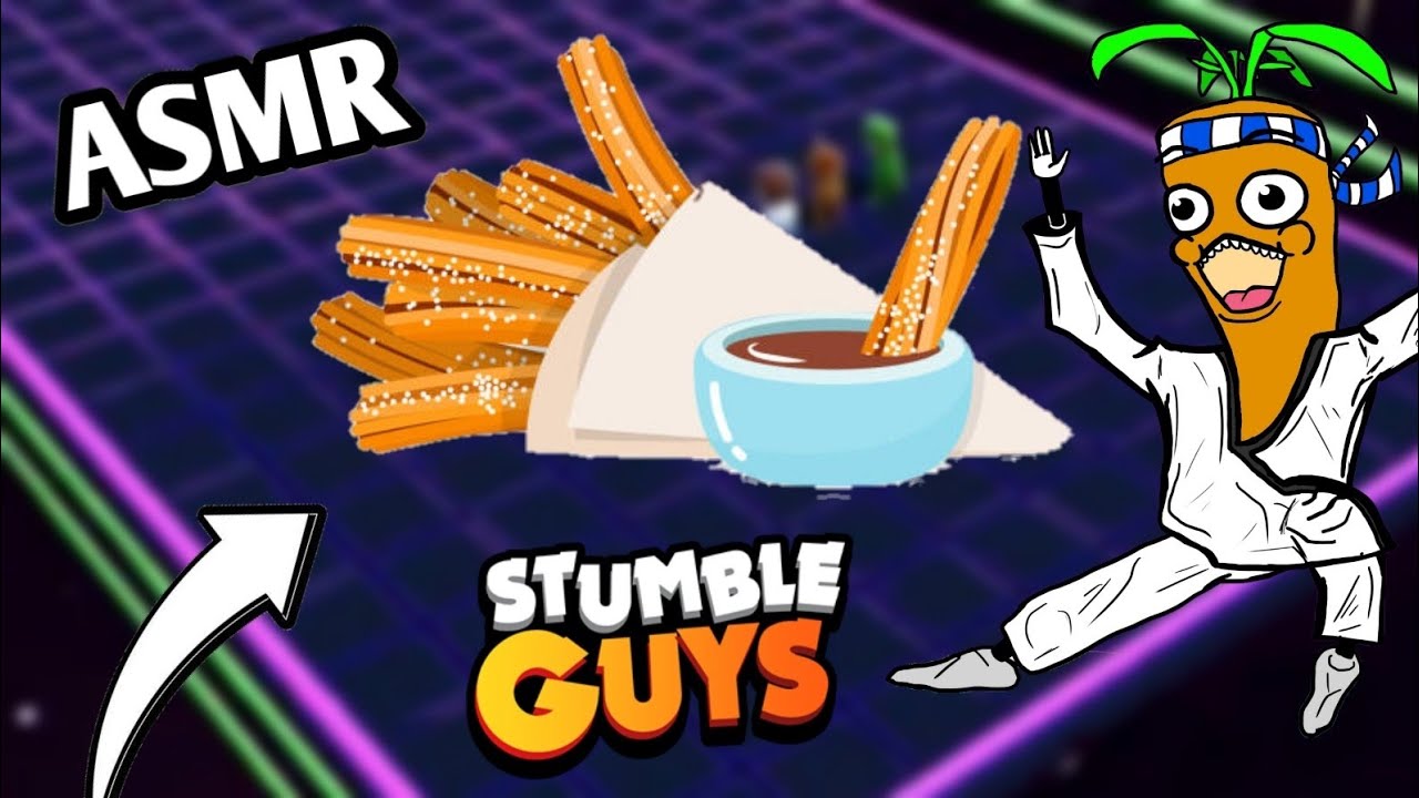 MERIENDO CHURROS con CHOCOLATE 😋 en STUMBLE GUYS 😎
