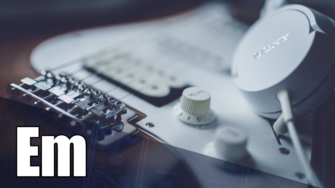 Soulful Funky Lounge Guitar Backing Track In E Minor