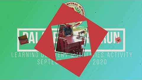 Palale Central School Simulation of Learning Delivery (September 14-18, 2020)