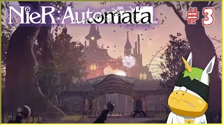 【ニーア：オートマタ #3】※※ネタバレ注意※※　遊園地へいく！【Vtuber/ #ゆにこん】