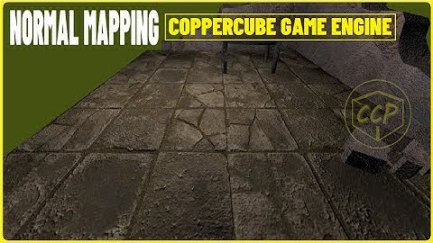 COPPERCUBE 6.5.1 | HOW TO ADD NORMAL MAPS TO A 3D SCENES FULL BEGINNERS | PROJECT DOWNLOAD.