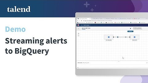 [DEMO] Streaming alerts to BigQuery