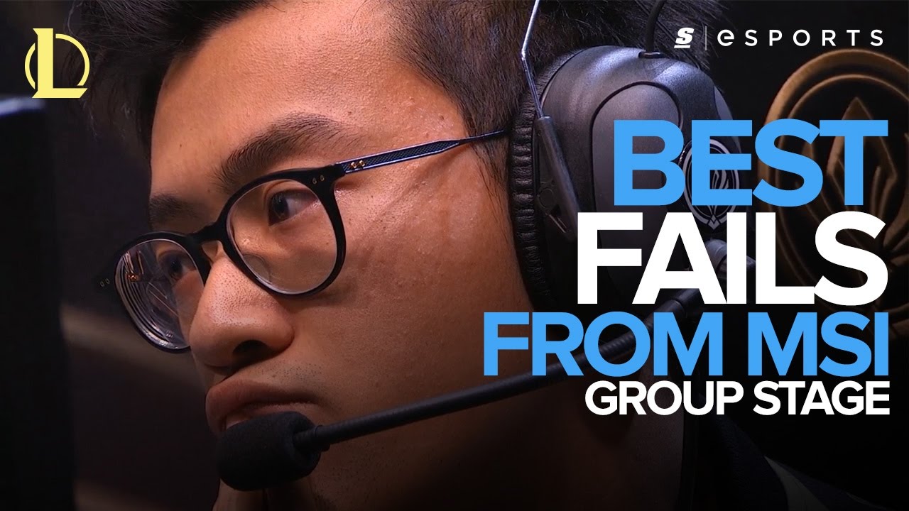 Best FAILS from the 2017 MSI Group Stage