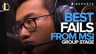 Best FAILS from the 2017 MSI Group Stage