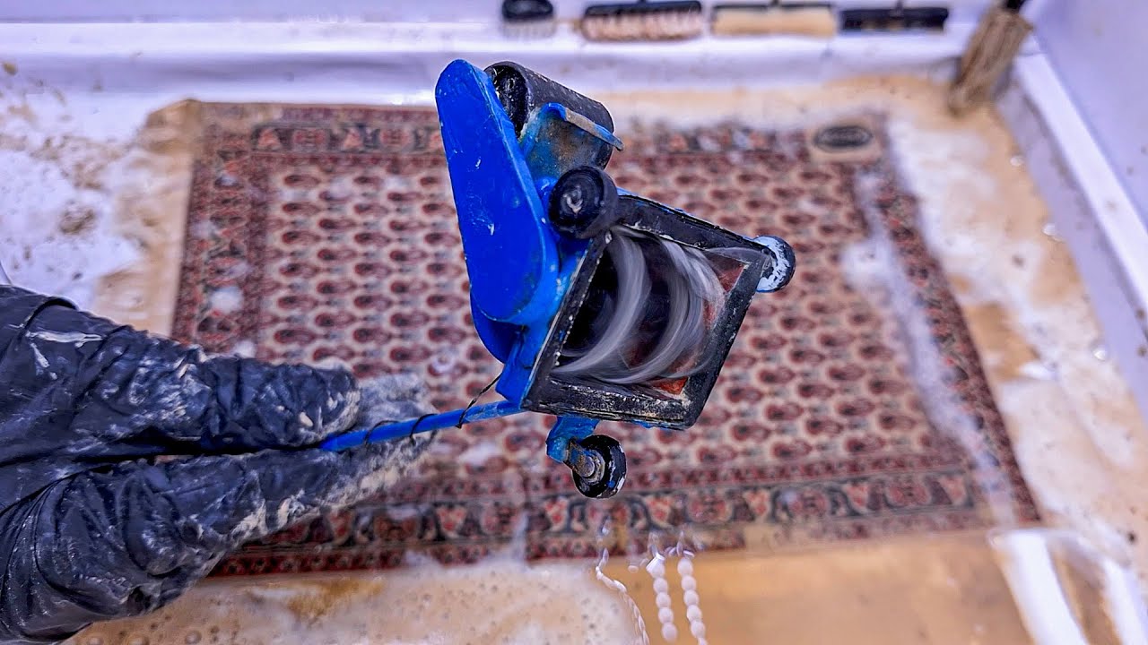 ASMR Rug Cleaning Wonderland: Miniature World, Maximum Relaxation - YouTube