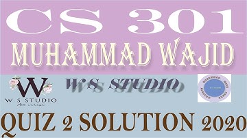 cs301 quiz 2 solution spring 2020 ~ cs 301 quiz 2