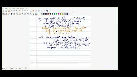 Mathematical Finance: L3 - Conditional expectation