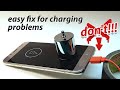 Phone charging port not working properly? The port might just be dirty. Microscopic evidence.