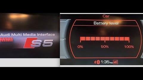 Audi mmi tweaks (splash screen & battery meter)