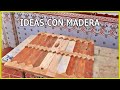 Puerta de madera para escaleras y como desmontar palets de varias formas