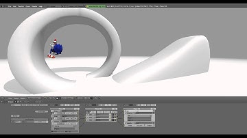 Sonic Game "Created with Blender" Intro Test