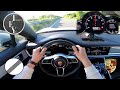 TOP SPEED IN GERMANY | PORSCHE Panamera 2020 NO LIMIT DRIVE GERMAN HIGHWAY / AUTOBAHN | POV 4K 60fps