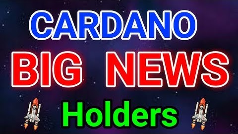 CARDANO BIG LOST! || Cardano Price Prediction! ADA Today Update