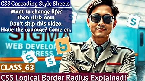 CSS Border-End-End-Radius & Border-Start-Start-Radius Explained | Full Guide in Hindi