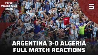 Lionel Messi Masterclass vs Algeria | Argentina 3-0 | Full Match Reactions | ZO1T