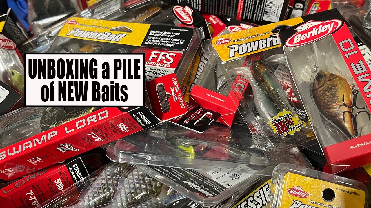UNBOXING a PILE of NEW Baits 