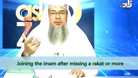 Joining the Imam after missing one or more rakahs in congregation - Sheikh Assimalhakeem