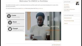 Creating and Sharing Journals in ePortfolio