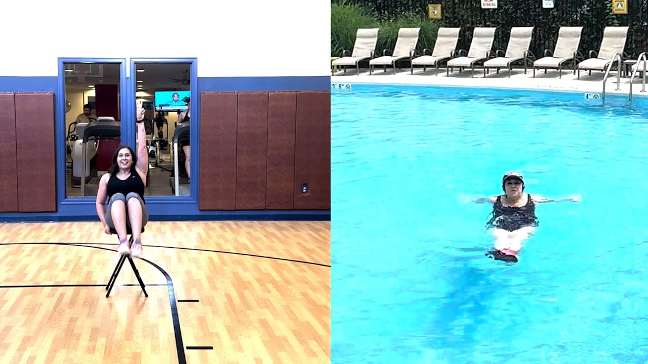 ליאור נרקיס ועומר אדם מהפכה של שמחה ( Revolution of Joy) Aqua Aerobics Choreo