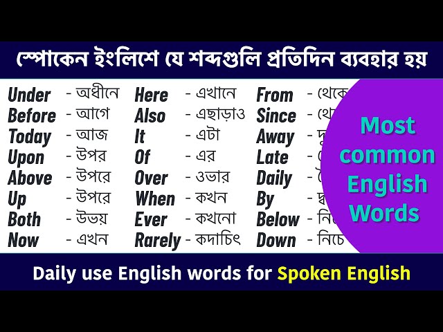 Learnway.com - #Words #with #Bengali #meaning