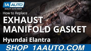 How to Replace Exhaust Manifold Gasket 07-10 Hyundai Elantra