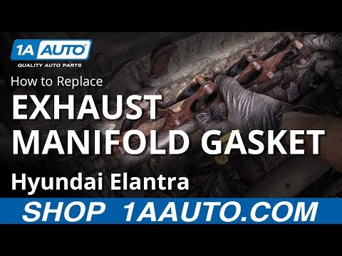 How to Replace Exhaust Manifold Gasket 07-10 Hyundai Elantra