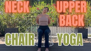 4 Mins Neck & Upper Back Pain Relief | Chair Yoga for Beginners & Seniors
