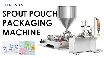 How To Use ZS-GTSP2 Semi Automatic Spout Pouch Liquid Filling Capping Machine