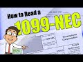 How to Read your 1099-NEC Tax Form | Non-Employee Compensation | Money Instructor