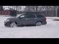 Toyota Sequoia TRAC in deep snow