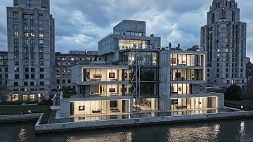 Inside a £195M Brutalist Modern Mansion in Barbican – Architectural Statement | Concrete Tour 4K