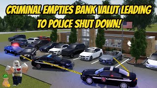 Greenville, Wisc Roblox l Criminal Bank Vault Robbery Update Roleplay